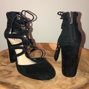 Vince Camuto | Lace Up Block Heels |